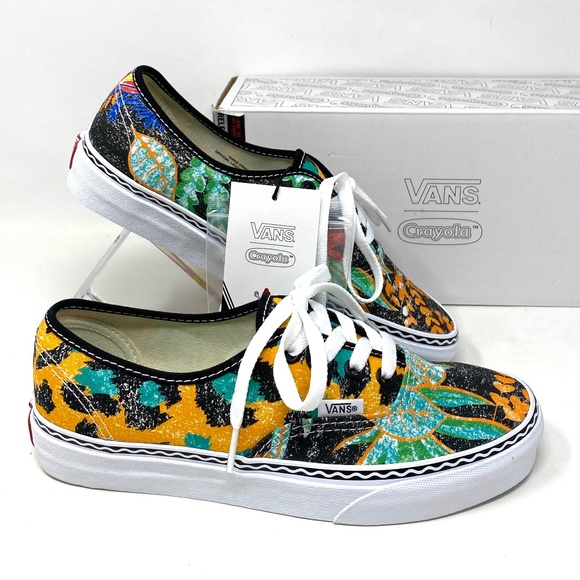 VANS Authentic Crayola Van Doren Men’s Low Top Canvas Sneakers Size VN0A5KRDARF - Picture 2 of 12